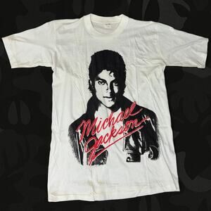 vintage Michael Jackson tee from the iconic "Bad" era Size M